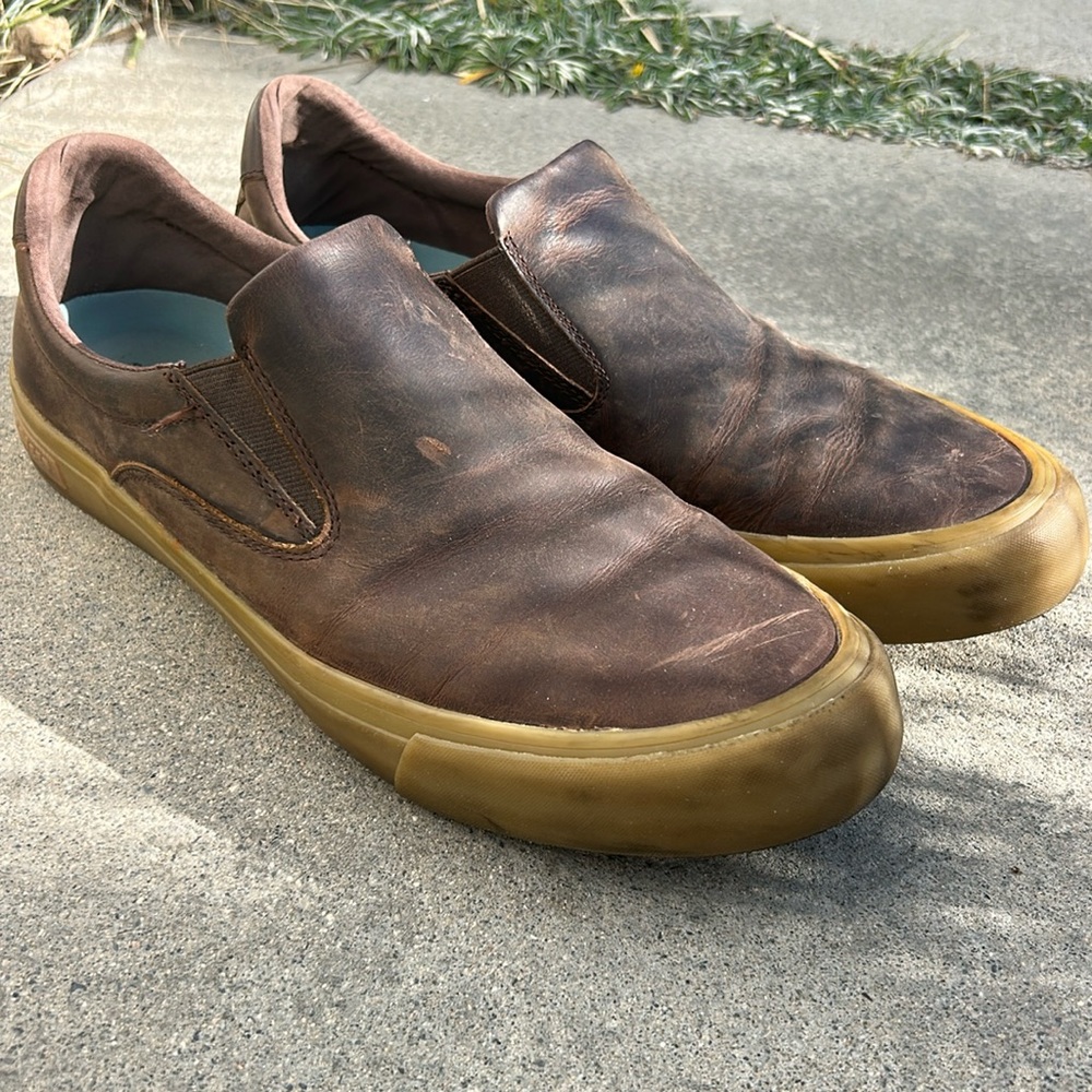 SeaVees Hawthorne Leather Slip-on Sneakers